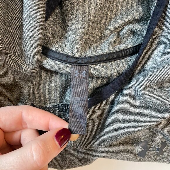 Under Armour Womens‎ ColdGear Infrared Popover Hoodie Gray Large - Picture 8 of 10